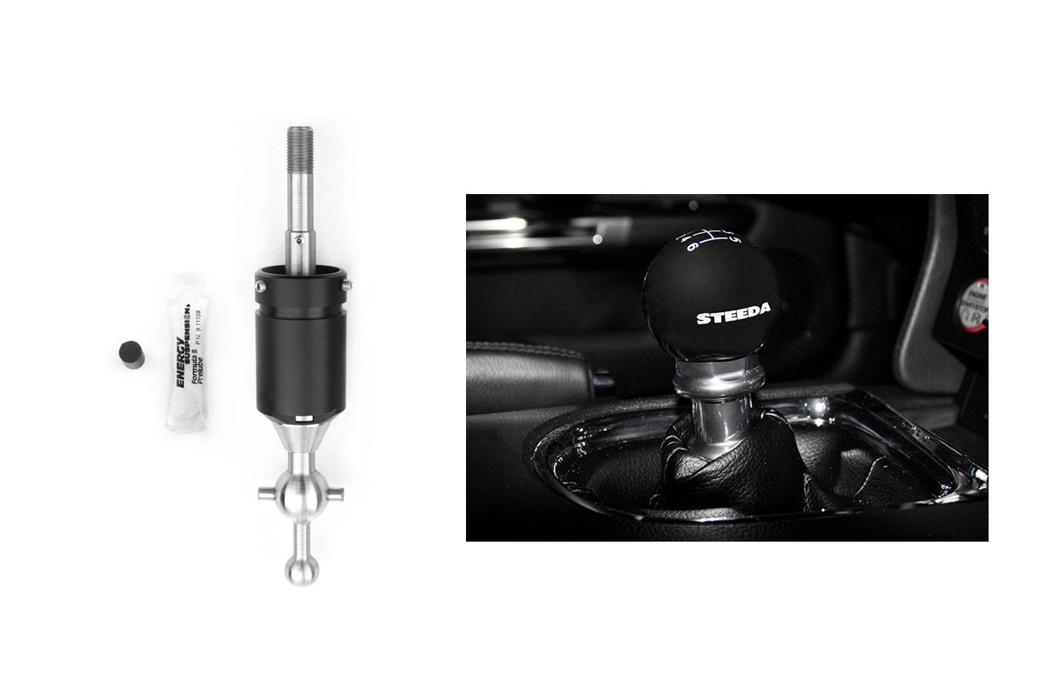 Steeda Mustang TriAx Street Short Throw Shifter & Black Shift Knob Combo for 2018-2023 models by 420Performance