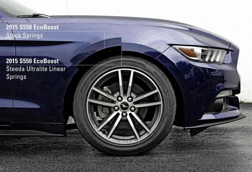 Steeda Mustang Ultralite Lowering Springs Linear EcoBoost 2015-2023 by 420Performance