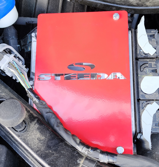 Steeda Explorer ECU Cover Red (2020-2025)