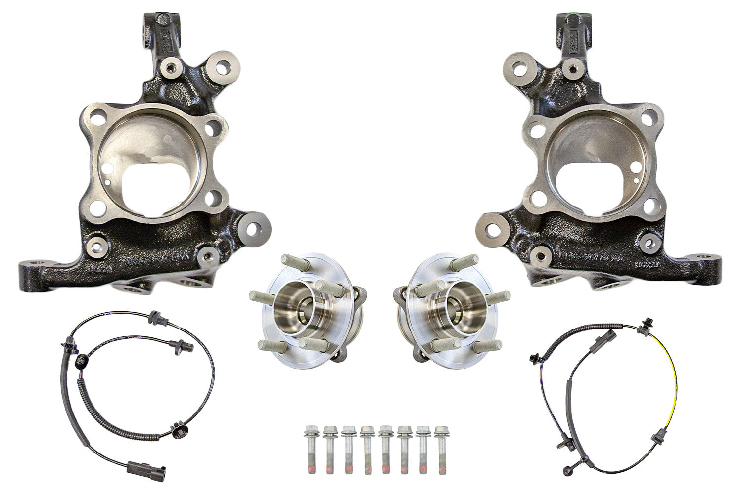 Steeda Mustang Upgraded Front Knuckle and Hub Kit 2015-2023 by 420Performance