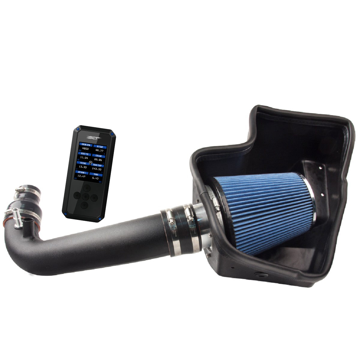 Steeda ProFlow Mustang EcoBoost induction power pack 2018 featuring SCT BDX by 420Performance