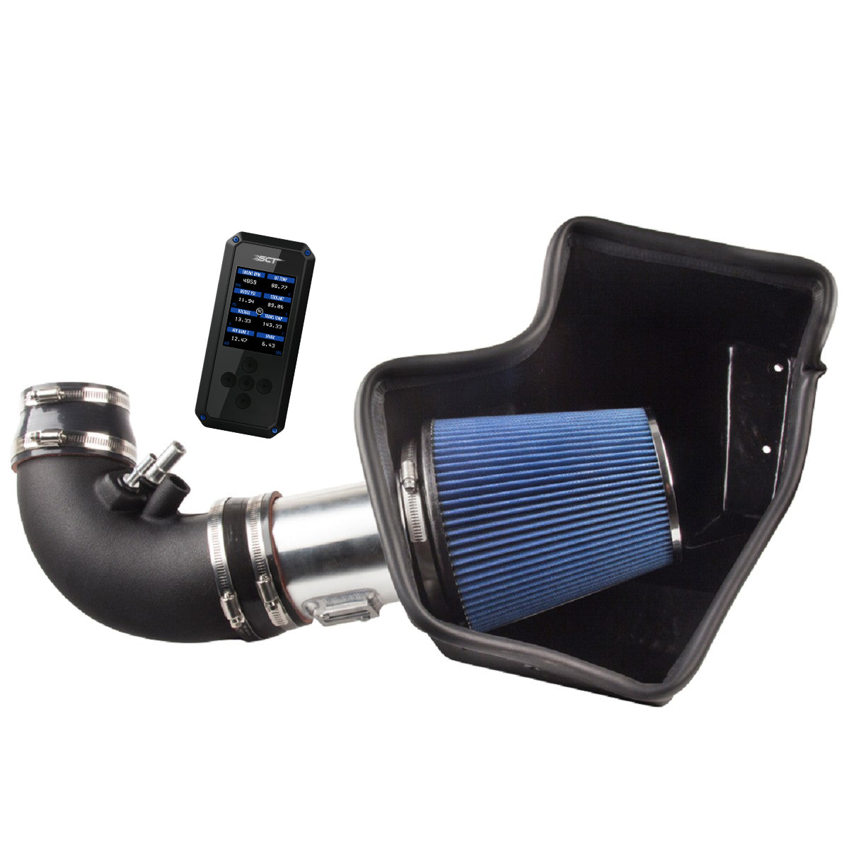 Steeda ProFlow Mustang GT Ultimate Induction Power Pack w/ SCT BDX (2015-2017)