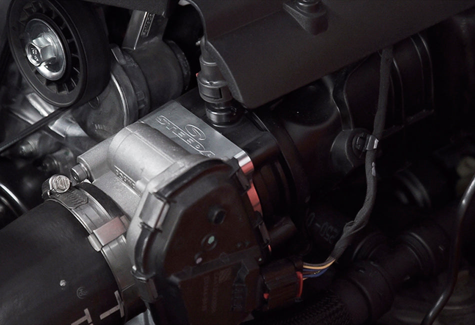 Steeda S550 Mustang 2.3L EcoBoost Throttle Body Spacer (2015-2023)