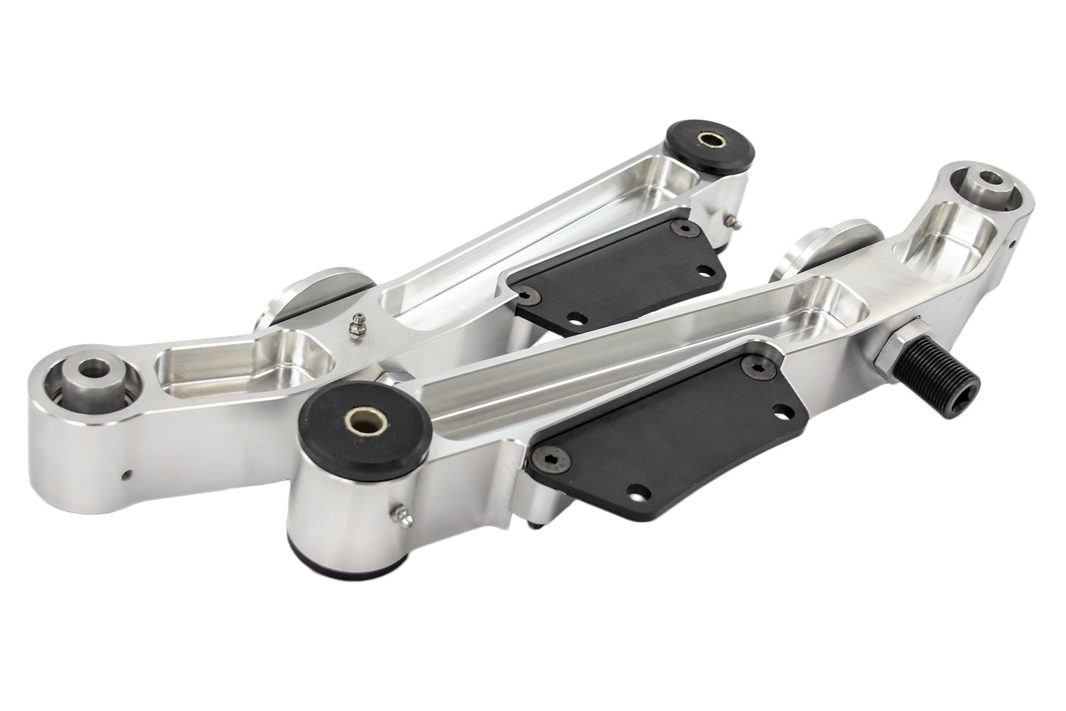 Steeda Weight Jacker Adjustable Mustang Billet Lower Control Arms Spherical/Delrin (1999-2004)